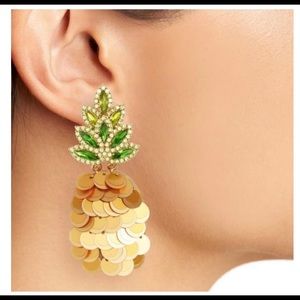 🍍NWT Kate Spade By the Pool pineapple earrings